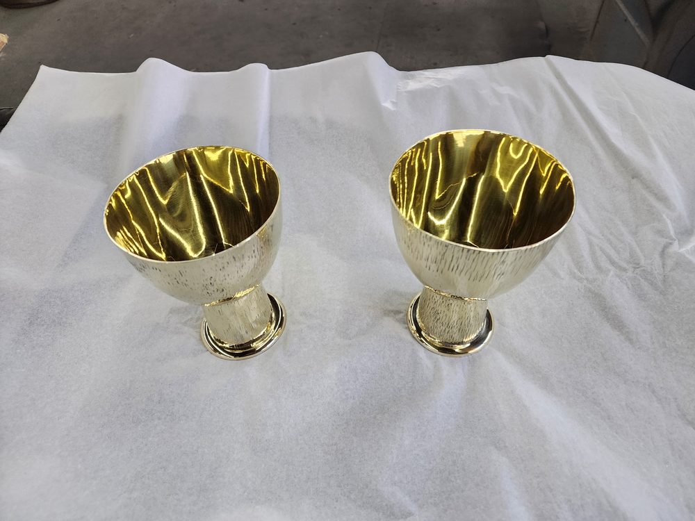 Brass Chalices — All Bright Metal Finishing project photo