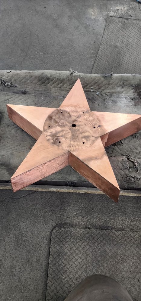 Copper Star — All Bright Metal Finishing project photo