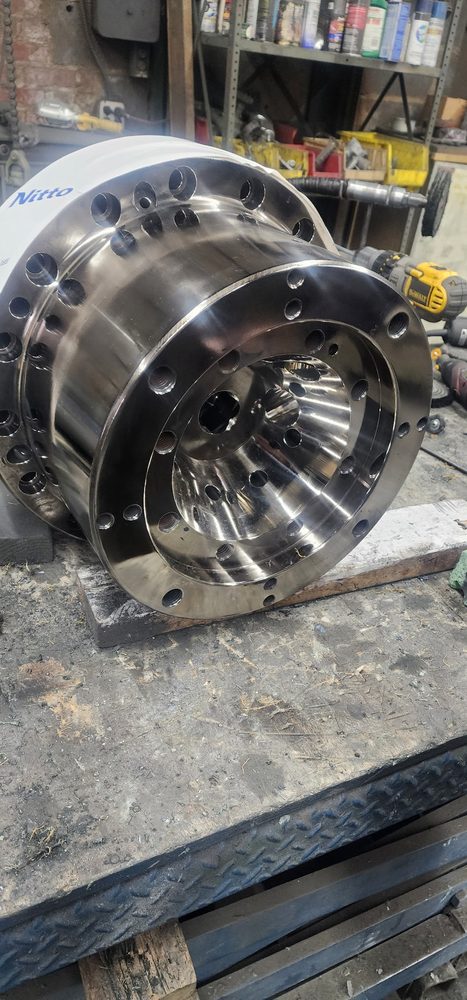 Gear Housing, Satin Stage — All Bright Metal Finishing project photo
